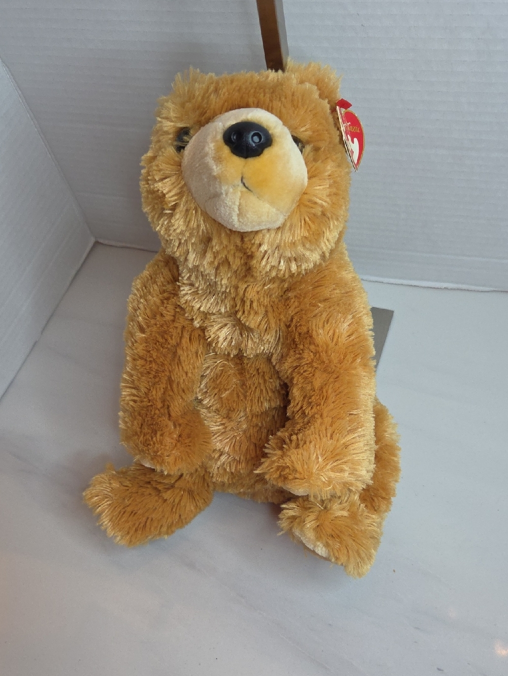 Ty Golden Brown Teddy Bear Plush - Soft Fur